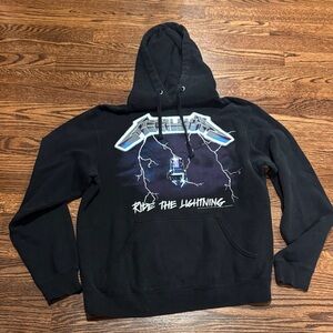 Vintage Metallica Hooded Sweatshirt Size Small
